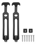 2 Pack T Handle Rubber Draw Latches 7.5 Inch Flexible Hood Latch Kit With Screws Durable Rubber Hasp For Tool Box Golf Cart Truck