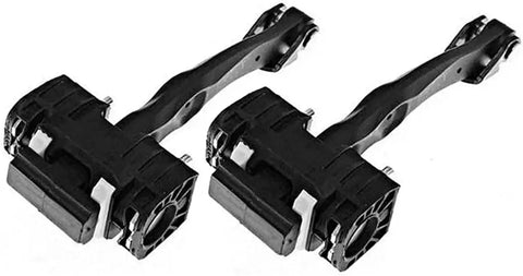 Front Door Check Hinge Set For Vauxhall Opel Astra H MK5 2005 To 2014 2 Pack Durable Metal Strap Limit Stopper Rods black close-up