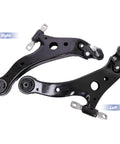 Two Piece Front Lower Control Arm With Ball Joint Replacement Kit For Lexus ES300 ES330 ES350 RX330 RX350 Toyota Avalon Camry Highlander Solara 2002 Through 2011 Beefed Up Suspension Upgrade K620333 K620334, showing left and right arms.