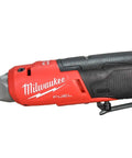 M12 Fuel 12 Volt Brushless Cordless 3/8 Ratchet Serves Up Knuckle Saving Grunt For Grease Monkey Daily Drivers Crushing Rusty Bolts At Four Fifty Rpm With Thirty Five Foot Pounds Tool Only side view of the ratchet.