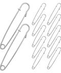 Heavy Duty Safety Pins Set For Clothes And Shawls, Iron Fabric Clips With Strong Grip, Retro Weather Resistant Decorative Buckle For Coats Travel And Heavyduty Projects That Never Fail displayed in a group