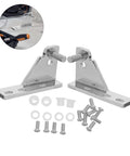 Beefy Heavy Duty Refrigerator Door Hinges Replacement Kit 4 Pack For Commercial Kitchens And Freezers Moistureproof Zinc Alloy Fridge Hinges With Easy Installation, silver hinge pair with screws