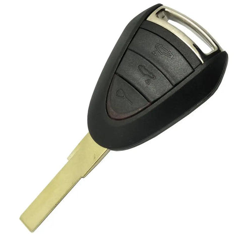Porsche Key Fob Cover Case Replacement 3 Button Shell Fits 911 Cayman Boxster Carrera GT Remote Key Fob Easy Install No Reprogramming Needed