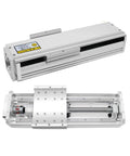 Fully Enclosed Sliding Table Linear Stage With Precision 20mm Ball Screw Rail Engineered For Nema 34 Motors showcasing aluminum housing and internal mechanics.