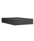 Angled view of granite surface plate, 18 x 12 x 3 in, Grade B, ledge 0