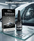 Ultimate Windshield Crack Repair Kit With 30ml Glass Repair Liquid 4 Step DIY Quick Fix Includes Towel Blade And 5 Curing Films