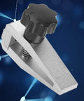 Stainless Steel Push Pull Force Fixture 500N High Load Capacity For Tensile Testing And Multi Material Testing With Enhanced Grip Design Built Tough Durable Grip System For Accurate Results, stainless clamp with knob