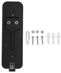 Sturdy Black Back Plate Mount Accessory For Video Doorbell Quick Install And Easy Repair with screws and wall anchors
