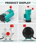 Built Tough Circulating Water Pump 507 GPH 110V Plug Magnetic Drive Workhorse Zero Drip Seal detailed product display views.