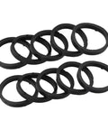 Replacement Heavy Duty Rubber Washers For Spinlock Dumbbell Nuts 1 Inch Fit 25mm O Rings For Barbell Collars 10 Pack