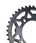 Close-up of 41 tooth rear sprocket from 420 Chain Sprocket Kit With Chain Breaker For Chinese 50cc To 125cc Mini Bike ATV Go Kart