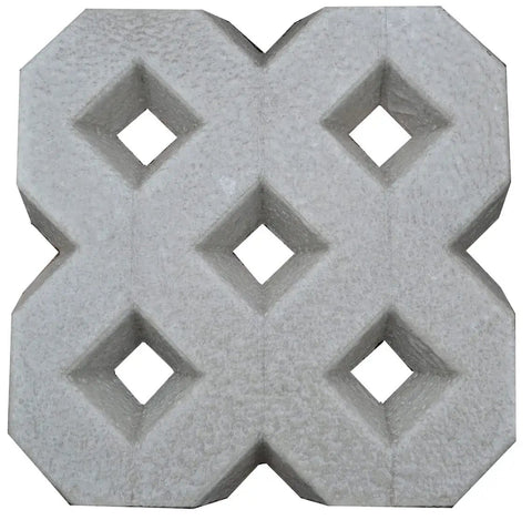 DIY Grass Concrete Molds For 19.68 Inch Square Paving Blocks 500x500x60 mm Reusable ABS Plastic Paver Mold