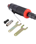 Badass 25000 RPM Pneumatic Die Grinder Kit with dual three and six mm collets, accessories, and wrenches for auto repair.