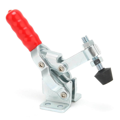 Quick Release Toggle Clamp For Drill Press And Woodworking Jigs And Fixtures Vertical Clamp For Precise Hands Free Setup And Welding Tasks