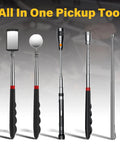 Ultimate Magnetic Pickup Tool Set With 15lb And 1lb Pickup Rods, mirrors, flashlight displayed against neutral background