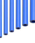 Upgrade Your Ride With This Sweet High Performance Silicone Vacuum Hose Kit For Cars And Trucks Featuring Six Durable 5 Foot Lines In Multiple Sizes Up To 3/8 Inch That Handle Hot Air And Heavy Pressure Easy Install And Super Reliable blue silicone vacuum hose kit, 6 tubes, close-up