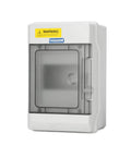 Four Way Power Distribution Box With Bus Bars And Din Rail For MCB Waterproof IP66 Enclosure Built To Last For Indoor And Outdoor Use