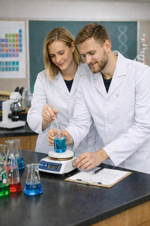 Unisex Consultation Lab Coat With Breathable Cotton Blend Twill Pro Grade Durable Medical Jacket For Doctors Students And Faculty
