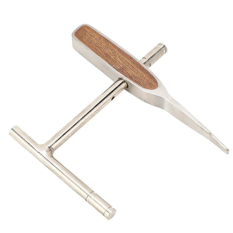 Stainless Steel Manual Wire Clamp Tool For Home Auto Pipeline And Industrial Repairs Heavy Duty Wire Gripper For Securing Parts And Holding Materials Steady During Assembly To Prevent Slippage And Ease Tightening, stainless steel with wood grip