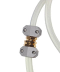 Heavy Duty Hose Repair End Fittings Connectors For 3/4 And 5/8 Inch Hoses, Quick Fix Aluminum And Zinc Alloy With Clamps