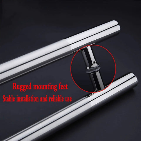 Heavy Duty Gate Hardware Glass Door Handle Thick Stainless Steel Handle Tough As Nails For Wooden Doors And Barn Doors