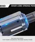 Close-up of the inner core of a Quarter Inch Pneumatic Straight Air Die Grinder Heavy Duty Industrial Power Tool.
