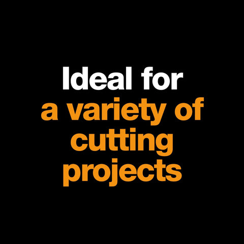 Image with text 'Ideal for a variety of cutting projects' highlighting the use of Eight Inch Comfort Grip Titanium Multipurpose Scissors With Ergonomic Handles For Everyday Cutting Tasks Perfect For Home Office DIY Projects Multicolor 3 Pack