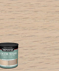 Can of Color Wash Transparent Layering Finish White Wash Pickling Stain shown on wood surface