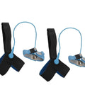 Pair of ESD Heel Grounder Straps Set One Size Fits All Adjustable Shoes Straps With Buckle For Grounding Electronics Anti Static