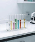 Clear Acrylic Test Tube Rack With Twelve Sockets For 10ML Tubes Plastic Centrifuge Tube Holder Stand All In One Lab Organizer