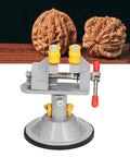Heavy Duty Mini Suction Cup Vise Bench Mount 360 Rotation Universal Desktop Clamp For Woodwork with bright grips.