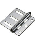 Stainless Steel Asymmetric Waist Hole Linkage Door Hinge For Industrial Equipment Cabinets And Heavy Duty Gates Built Like A Tank With Rock Solid Durability And Smooth Heavy Swinging Includes One Piece, detailed view.