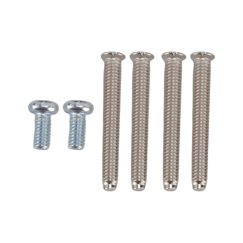 Slick Access Recessed Floor Electrical Outlet Kit Featuring Dead Simple Spring Loaded Lid And Flat Concealed Duplex Receptacle For Top Shelf Tile And Marble Floors. Set of stainless steel screws and bolts.