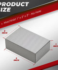 Two Piece 123 Block Set Ultra Precision Machinist Blocks 1 Inch By 2 Inch By 3 Inch Hardened Tool Steel Ground On All Sides 0.0002 Inch Tolerance With 23 Holes Square And Flat For Accurate Setup And Measurements, 1 x 2 x 3 in block