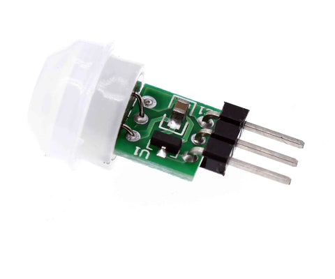 Compact DC 2.7 To 12V Motion Sensor Module For Automatic Detection Low Power Draw High Sensitivity DSP Plug And Play For Auto Lighting Security And Smart Home Projects, white PIR sensor board with 3 pins