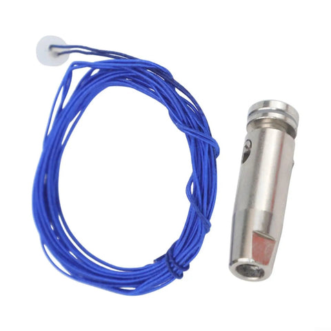 Wire And Point Tip Set For Fencing Epee Repair With High Conductivity Metal Wire shown with blue wire and metal tip
