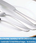 16 Piece Teaspoon Set In Premium Food Grade Stainless Steel 6.7 Inch Spoons Durable Small Teaspoons For Everyday Use Mirror Finish Silverware Dishwasher Safe Ideal For Desserts Coffee And Party Hosting displayed on white plate
