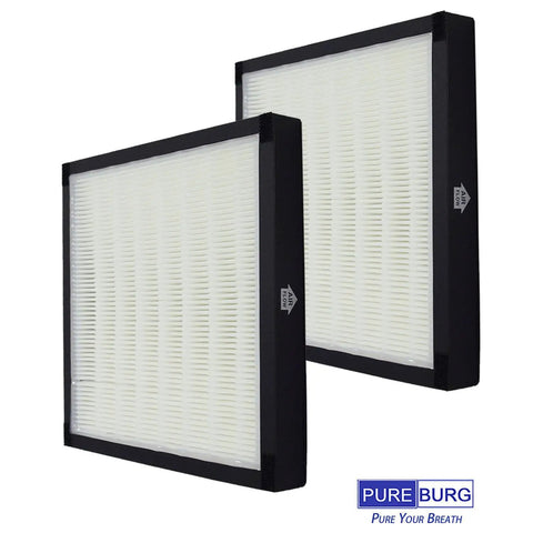 Replacement Filter Set For Oreck WK10002QPC And Airvantage Plus Pet WK10052QPC Purifiers Two Pack H13 HEPA Filters