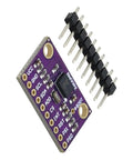 9DOF Sensor Module With BNO080 BNO085 For DIY Robotics And Embedded Projects Ultra Accurate 9 Axis IMU With Gyro Accelerometer And Magnetometer I2C And UART Compatible Ideal For Drones Wearables And Prototyping purple PCB IMU module with pin headers