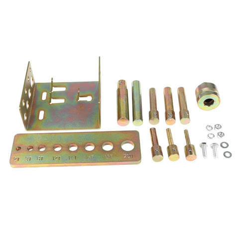 Heavy Duty Alloy Steel Press Pin Set Rock Solid Punch Kit Featuring Heat Treated Rust Resistant Build And Eight Versatile Drop Forged Adapters Straight Up Built Like A Tank For Demanding Garage Shop Projects