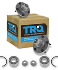 Two Piece Front Wheel Bearing And Hub Kit For Ford Escape Mazda Tribute And Mercury Mariner 2001 2012 2001 2011 2005 2011 Driver Side And Passenger Side Replacement Set No Hassle Install with components and box.