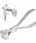 Eyeglass Adjustment Pliers for Nose Pad Screws Quick Fix Tool for Tightening Screws Precise Repairs - silver metal tool