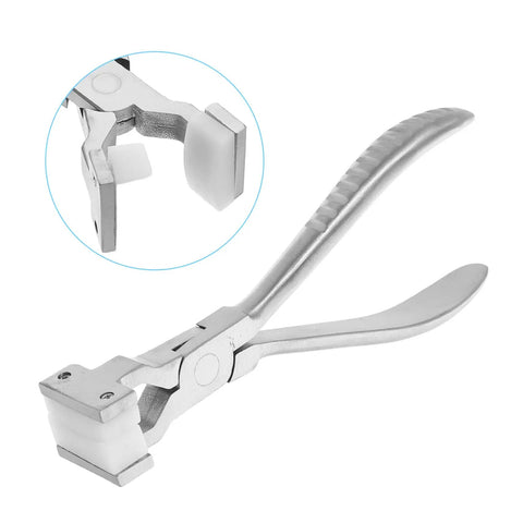 Eyeglass Adjustment Pliers for Nose Pad Screws Quick Fix Tool for Tightening Screws Precise Repairs - silver metal tool