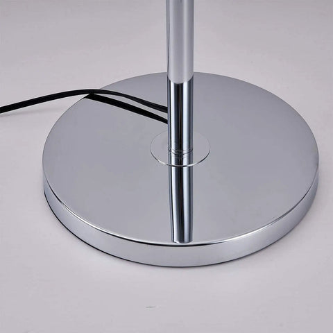 Modern Crystal Floor Lamp With Chrome Finish And Crystal Dazzle For Cozy Reading Nook And Dim Corner Lighting In Office Cafe Den Living Room And Bedroom Three Lights
