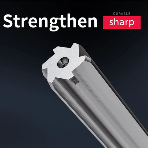 Close-up of 5.8mm Chucking Reamer H7 HSS Straight Flutes Lathe Machine Reamer showing sharp edges and durability