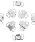 Silver Iron Mailbox Roller Catch Set For Secure Door Closure 4 Pack Multipurpose Door Catch Replacement for Mailboxes Closets Cabinets
