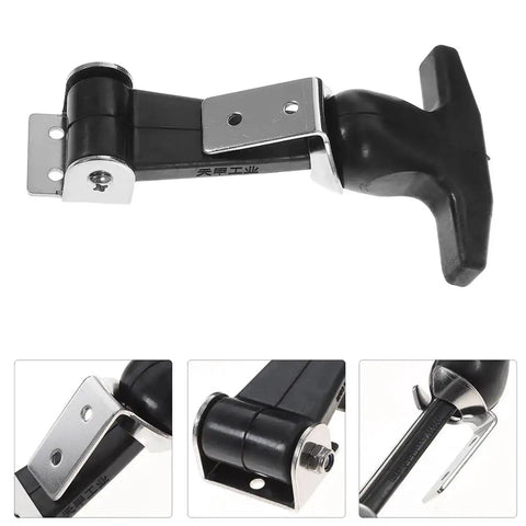 Heavy Duty Rubber Latches Set Of 4 Stainless Steel Buckle Draw Latches Hood Catch Cooler Lock Clasp Hardware Spring Latch For Cabinets Boxes Trailers Boats And Outdoor Gear