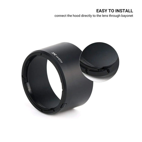 Reversible Lens Hood Replacement For RF 85mm F2 Macro IS STM On EOS R Series Cameras No Fuss Install Bayonet Mount Fits 67mm Filters And Cap ET 77 Style