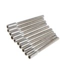 10 Piece Watch Stem Extensions Kit For Crown Stems With 0.9mm Threads Precision Extenders And Repair Tools for watchmakers, metal parts
