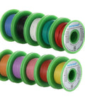 10 spools of 20 Gauge Silicone Wire Kit With 10 Color Set 30 Ft Per Color Ultra Flexible 20 AWG Stranded Tinned Copper Wire Low Impedance